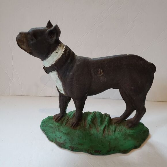 Vintage Cast Iron Bulldog DoorStop - Picture 2 of 6